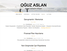 Tablet Screenshot of oguzaslan.com